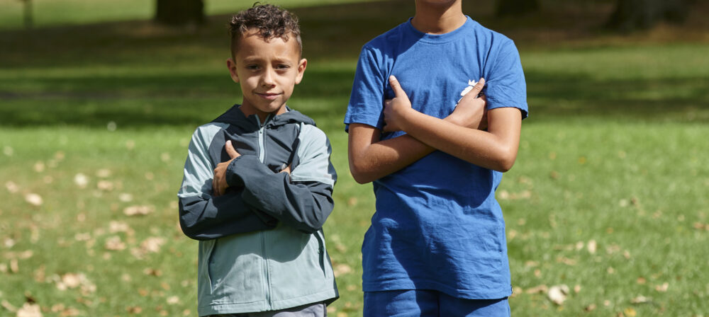 Two young brothers in Moor Park