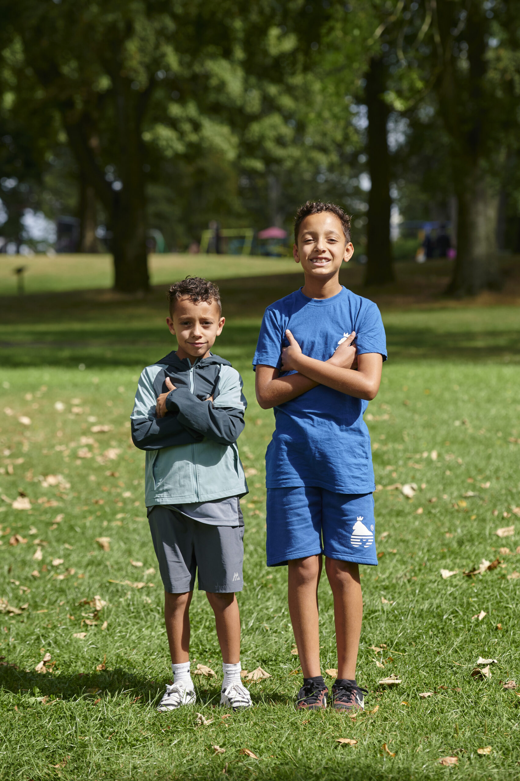 Two young brothers in Moor Park